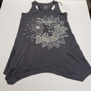 Kyle Seo NWT "Wild & Free" XS Ladies distressed long Tank Top